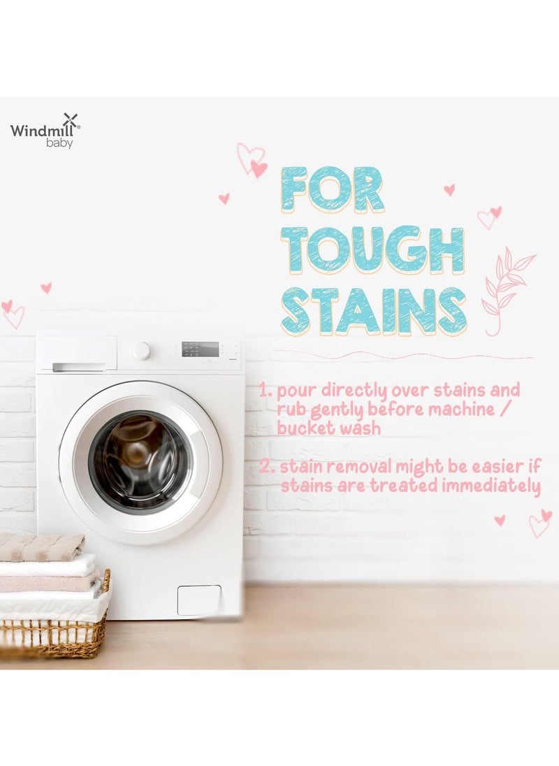 baby Hypoallergenic & Sensitive Laundry Detergent, USDA Certified Natural, for Newborns and Sensitive Skin, Powered by Bio-Enzymes, Fragrance Free - 900ml