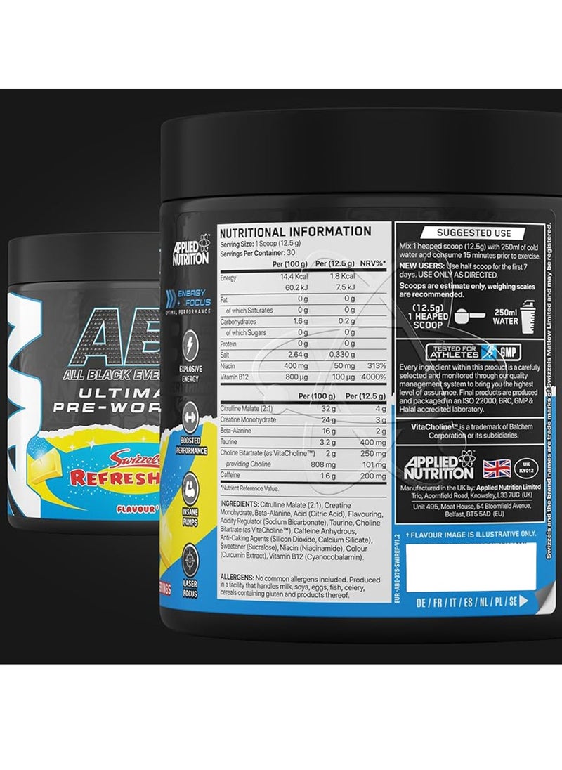 Applied Nutrition ABE Ultimate Pre-Workout Swizzels Refreshers 30 Servings