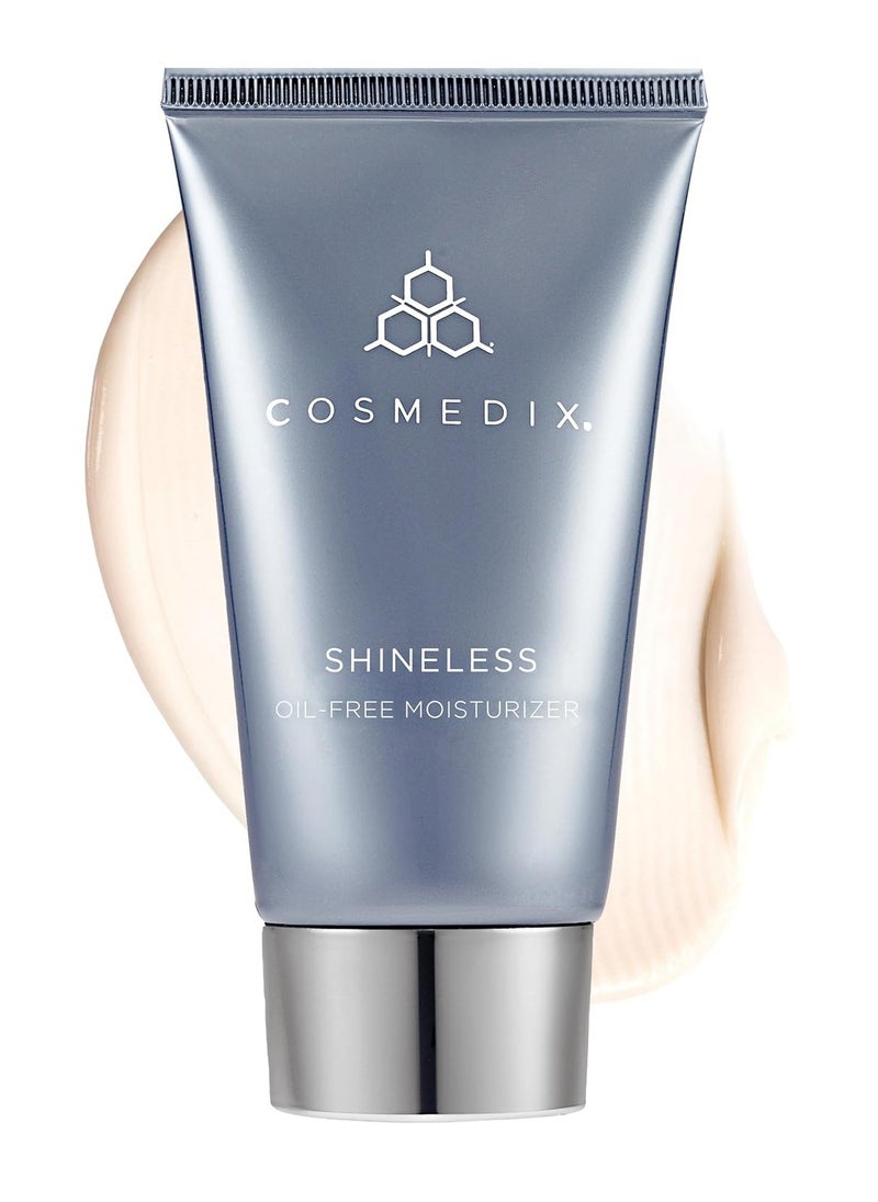 COSMEDIX Shineless Oil-Free Face Moisturizer for Women & Men - Hydrating Face Cream with Vitamin B3 for Oily & Blemish-Prone Skin - Daily Facial Skin Care for Firmer, Smoother & Radiant Glow