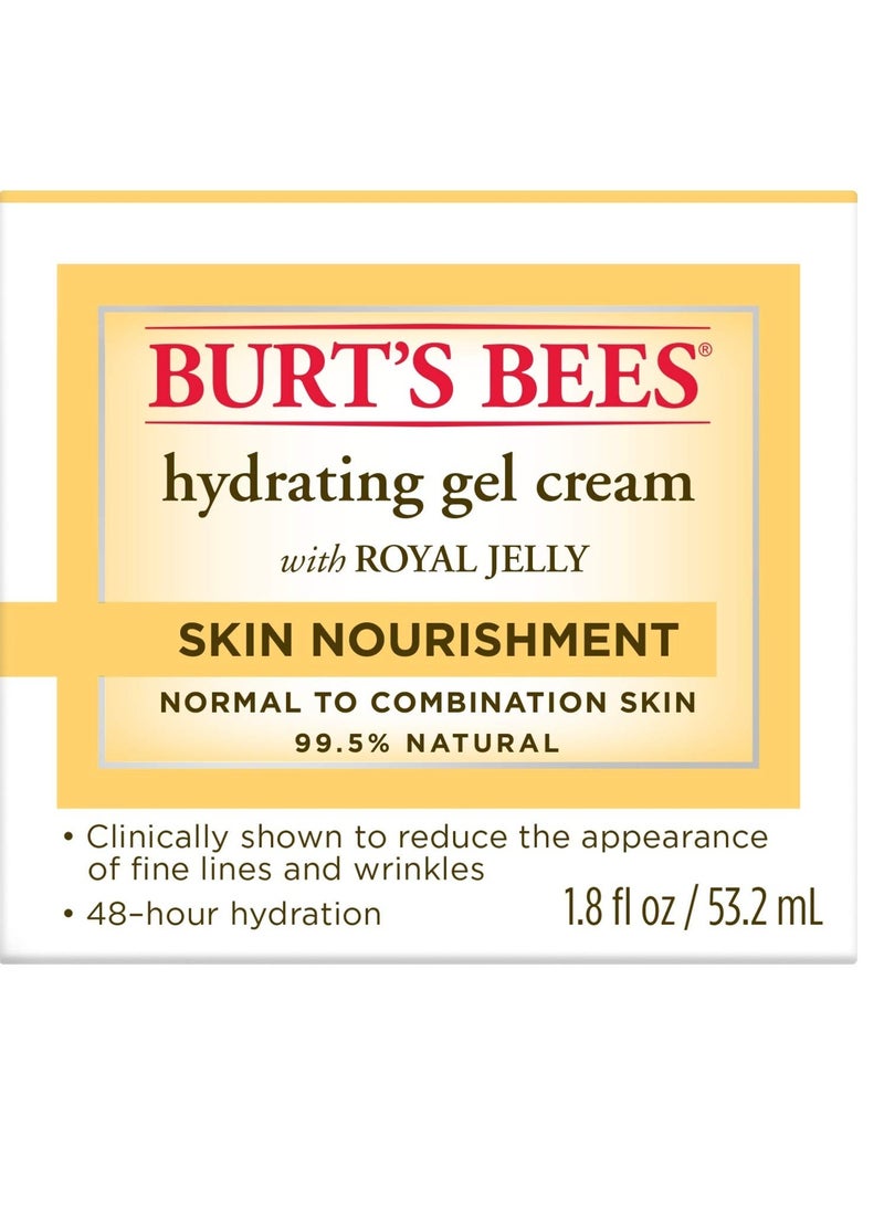 Burt's Bees Skin Nourishment Hydrating Gel Cream for Normal to Combination Skin, 1.8 Oz (Package May Vary)