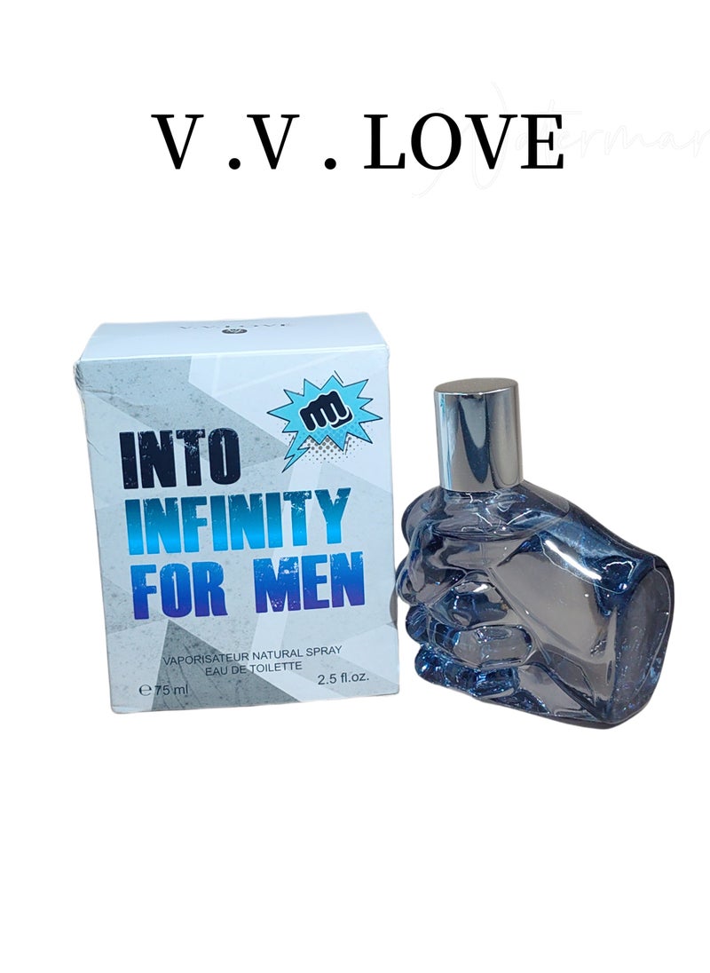INTO INFINITY FOR MAN/Woody Oriental Perfume/75ML
