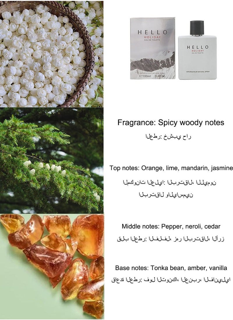 HELLO HOLIDAY/Spicy Woody Perfume/100ML