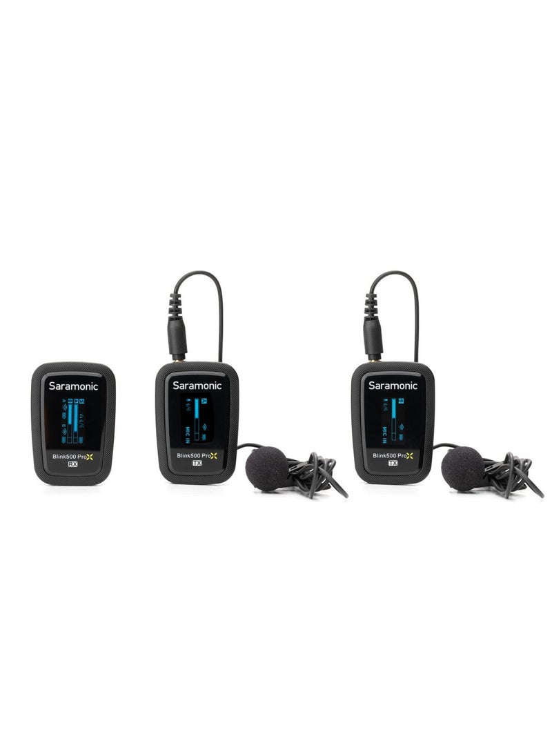 Blink 500 ProX B2 2-Person Wireless 2.4GHz Clip-On Microphone System with Lavaliers