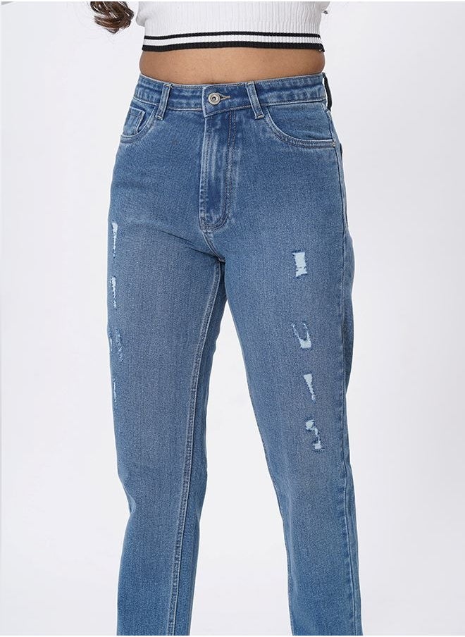 MISS MAVEN WOMEN MOM FIT JEANS