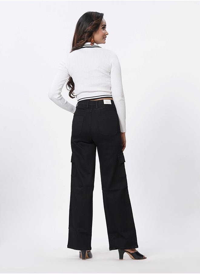 MISS MAVEN WIDE LEG CARGO TROUSERS