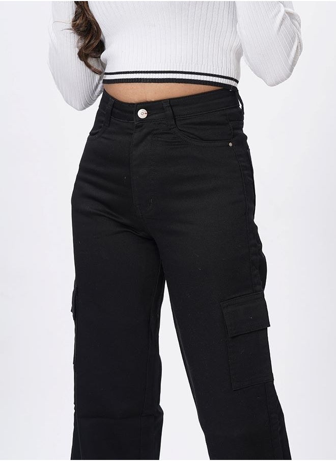 MISS MAVEN WIDE LEG CARGO TROUSERS