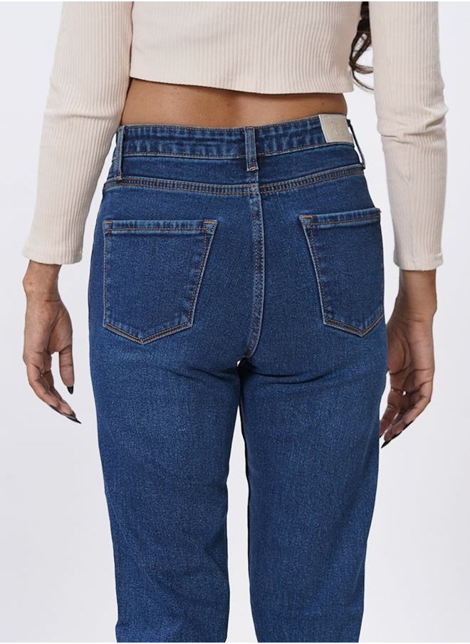 MISS MAVEN WOMEN MOM FIT JEANS