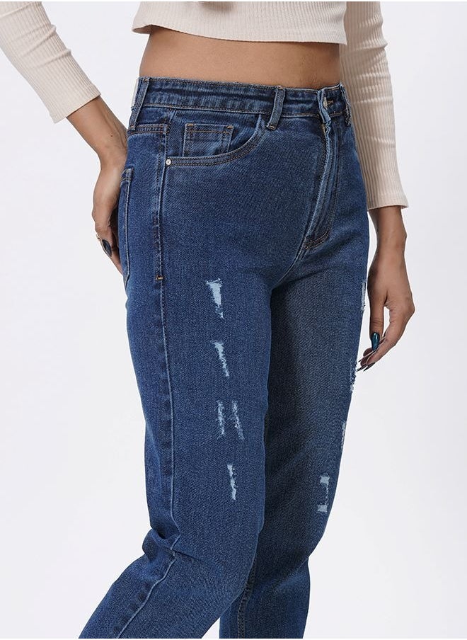 MISS MAVEN WOMEN MOM FIT JEANS