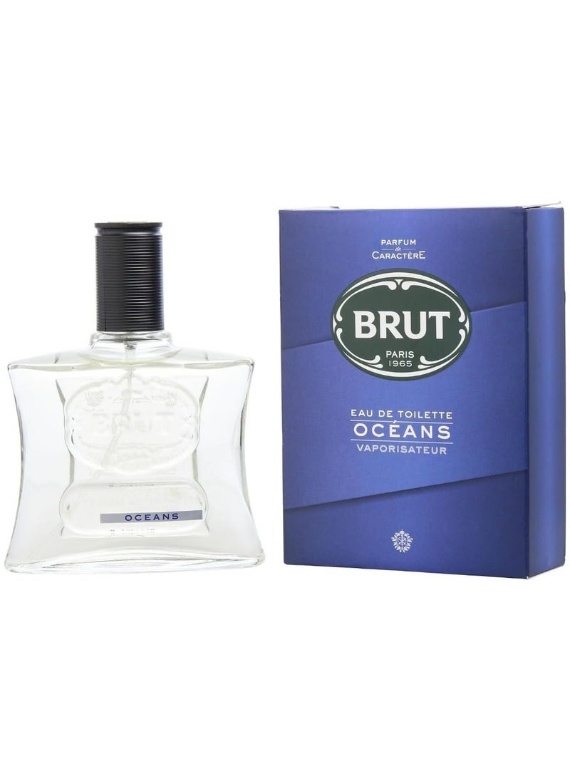Brut EDT OCEANS VAPORISATEUR Long Lasting Enriched Signature Scented Perfume Spray for Men 280.0 grams, 100.0 milliliters