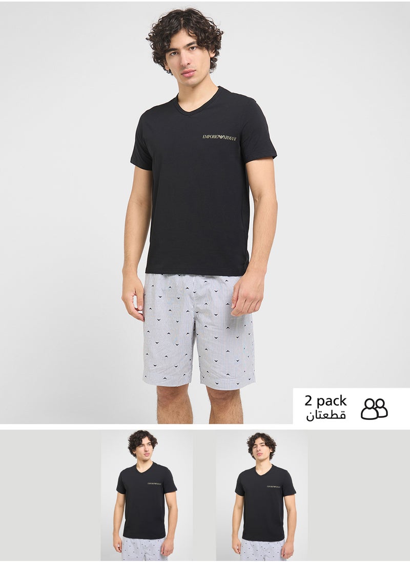 Beachwear Logo Crew Neck T-Shirt