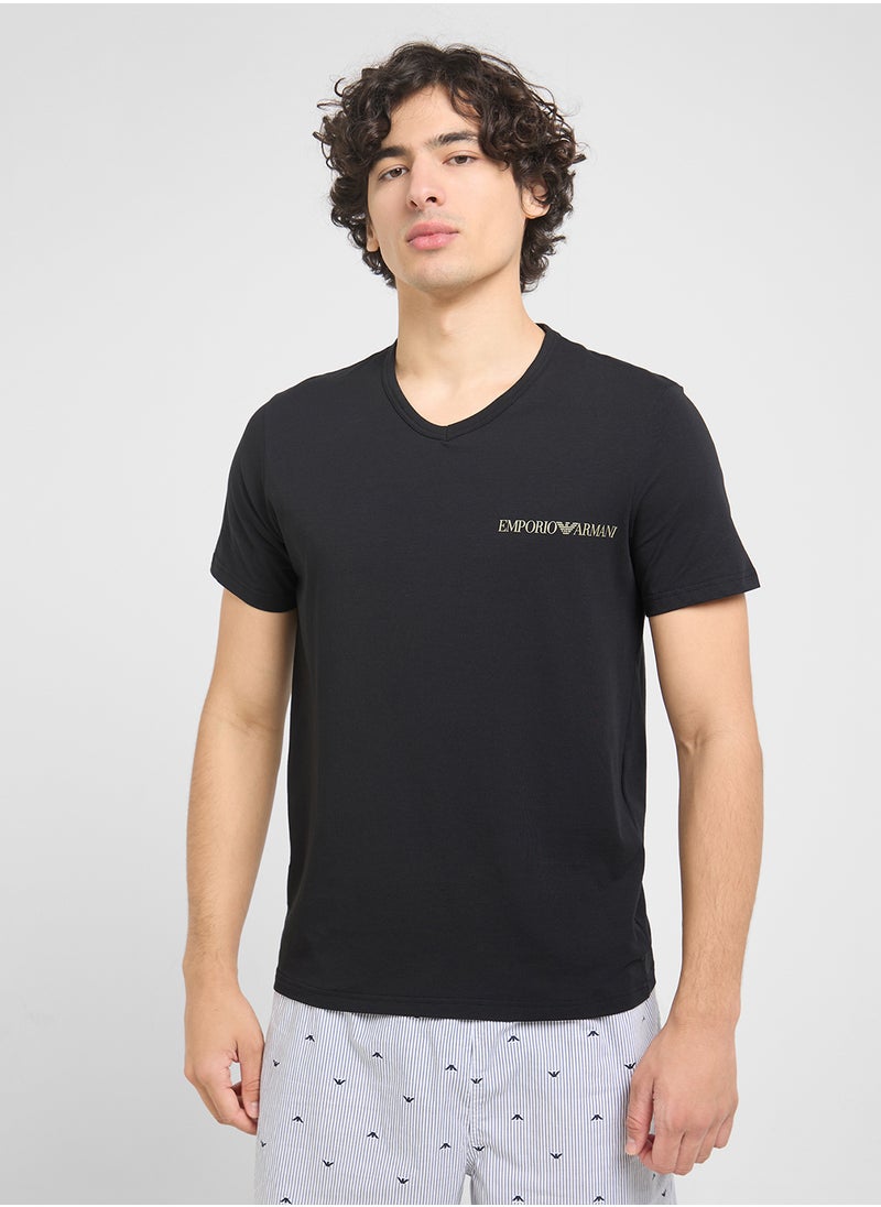 Beachwear Logo Crew Neck T-Shirt