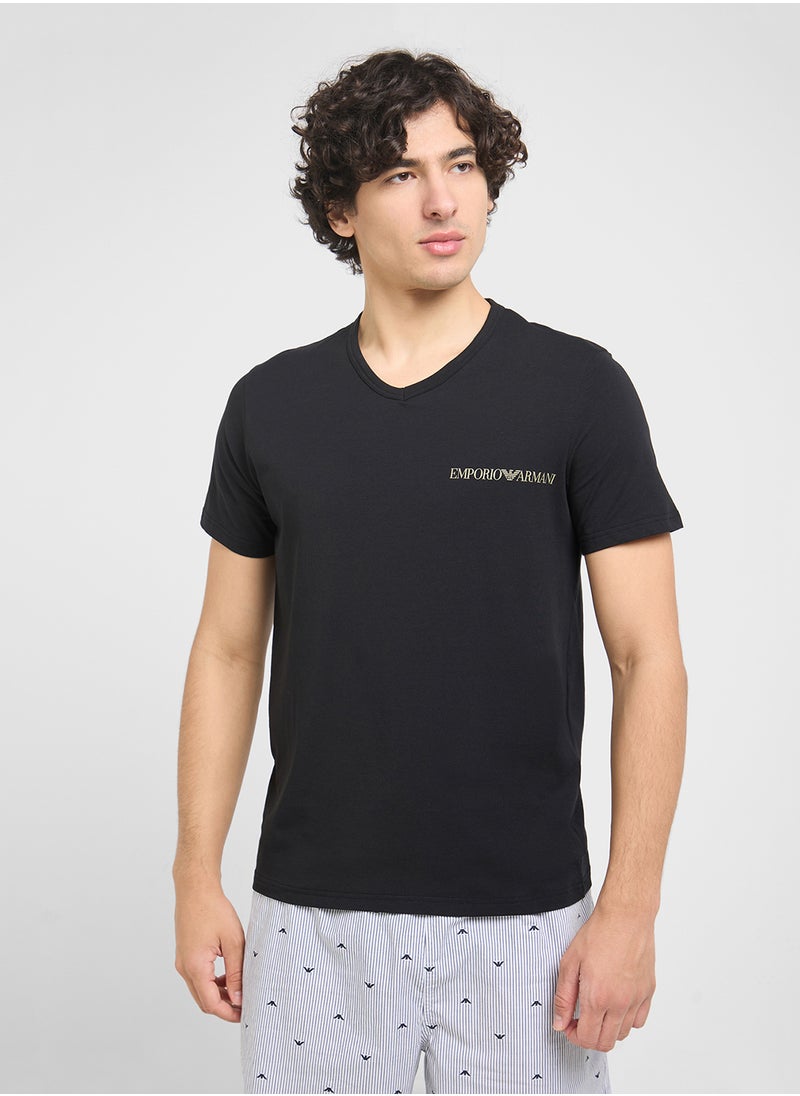 Beachwear Logo Crew Neck T-Shirt