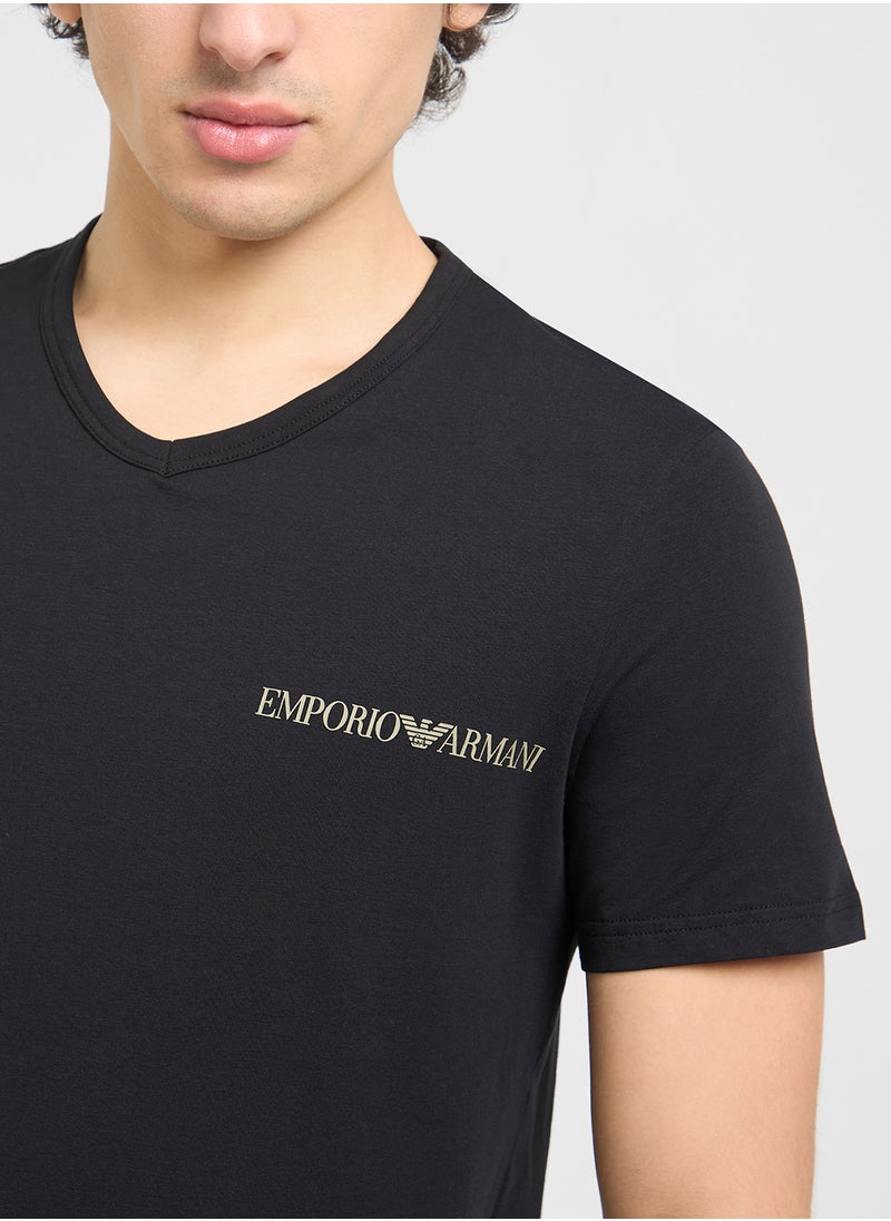 Beachwear Logo Crew Neck T-Shirt