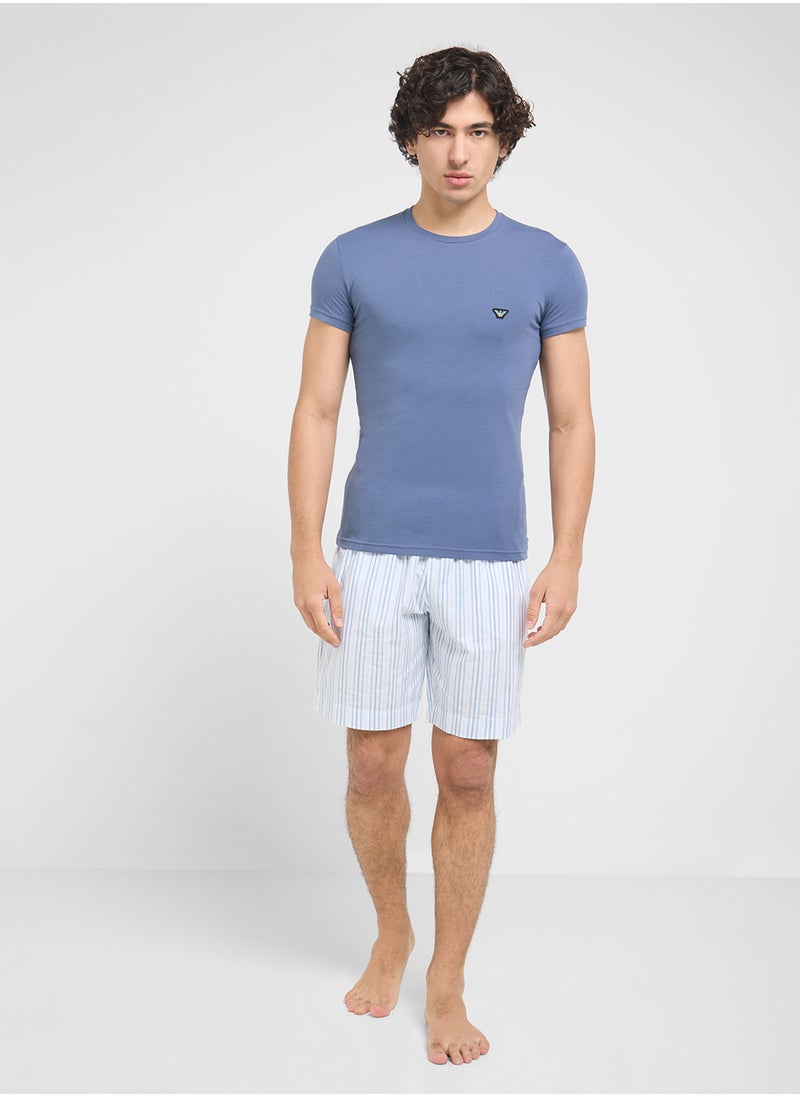 Beachwear Logo Crew Neck T-Shirt