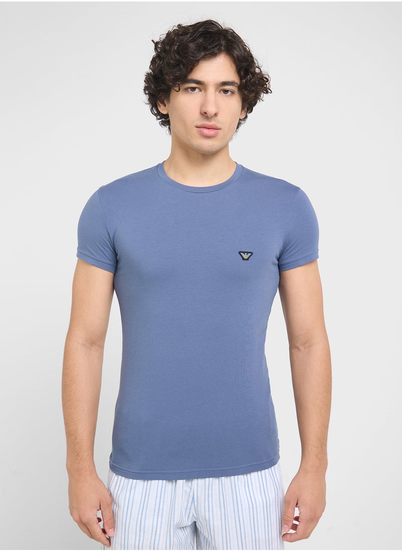 Beachwear Logo Crew Neck T-Shirt