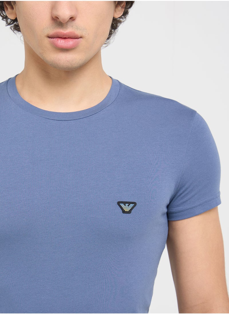 Beachwear Logo Crew Neck T-Shirt