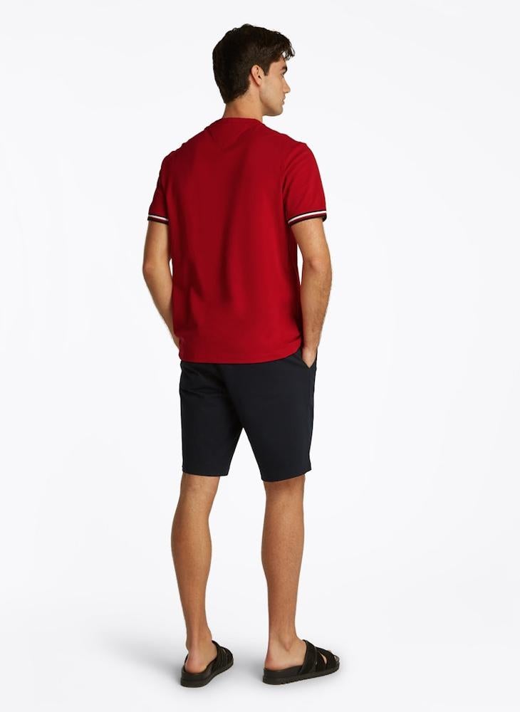 Global Stripe Cuff T-Shirt