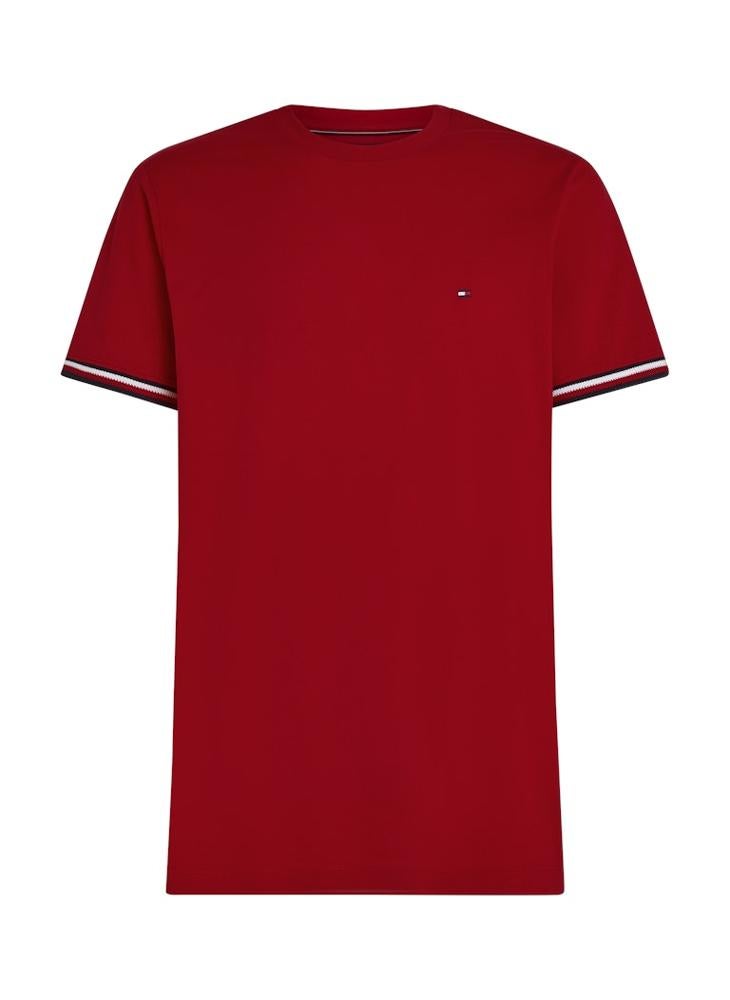 Global Stripe Cuff T-Shirt