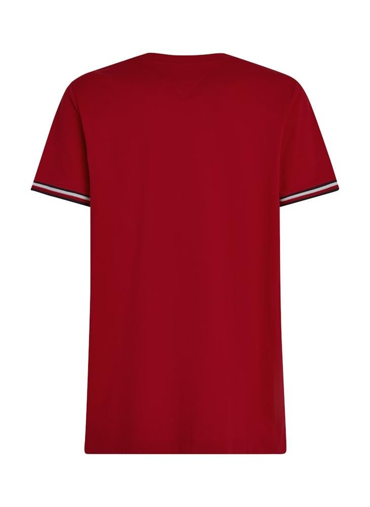 Global Stripe Cuff T-Shirt