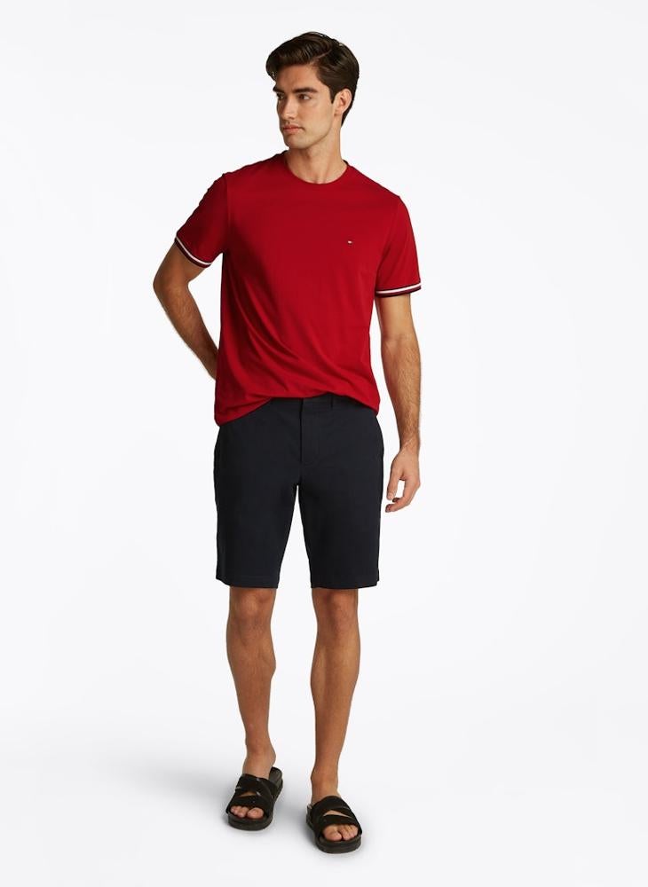 Global Stripe Cuff T-Shirt