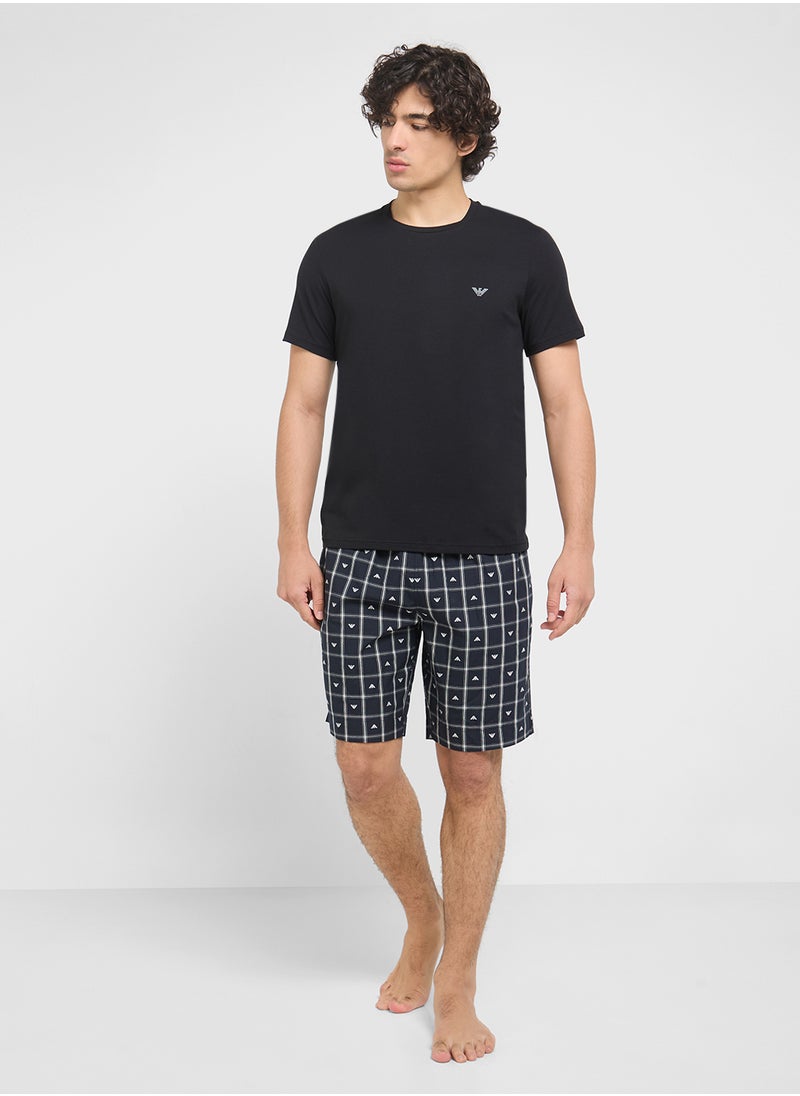 Beachwear Logo Crew Neck T-Shirt
