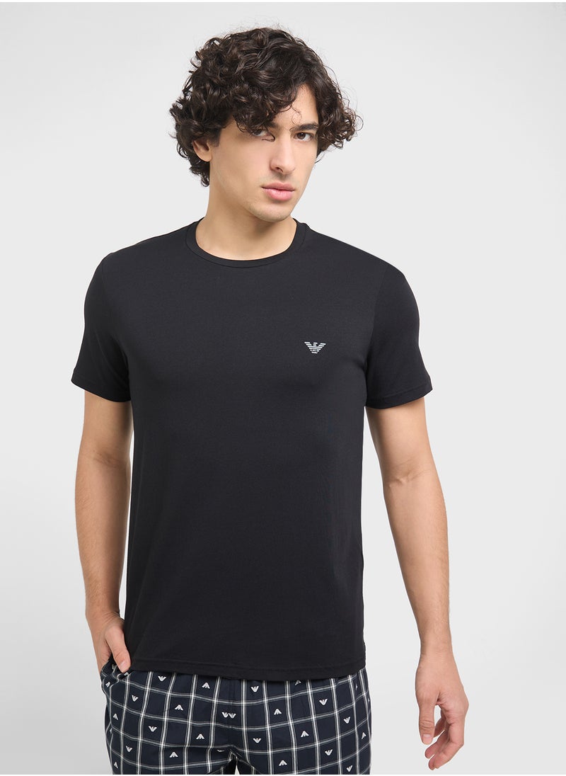 Beachwear Logo Crew Neck T-Shirt