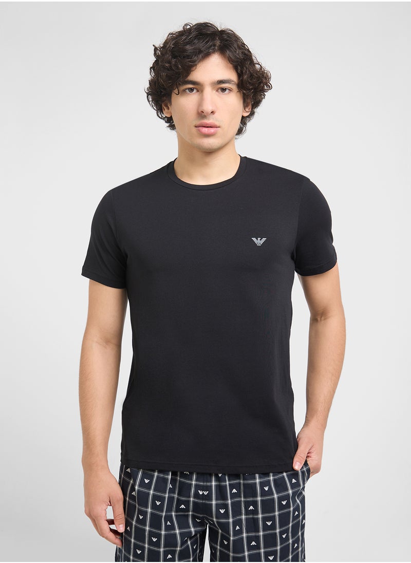 Beachwear Logo Crew Neck T-Shirt