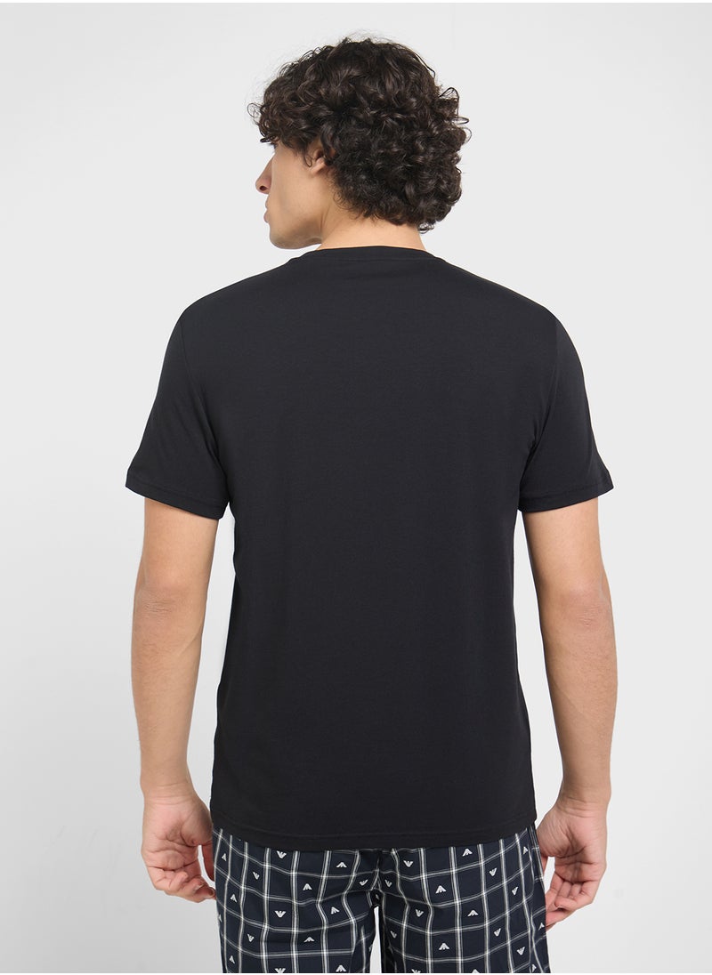 Beachwear Logo Crew Neck T-Shirt