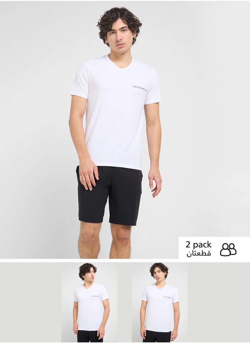 Beachwear Logo Crew Neck T-Shirt