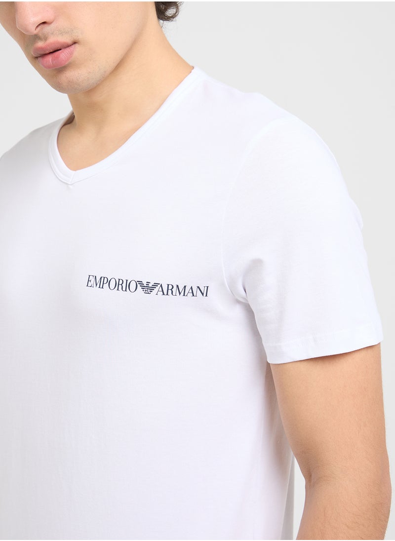 Beachwear Logo Crew Neck T-Shirt
