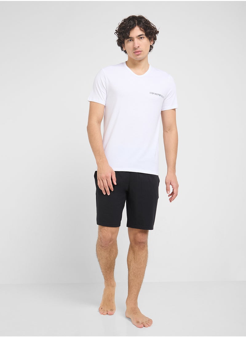 Beachwear Logo Crew Neck T-Shirt