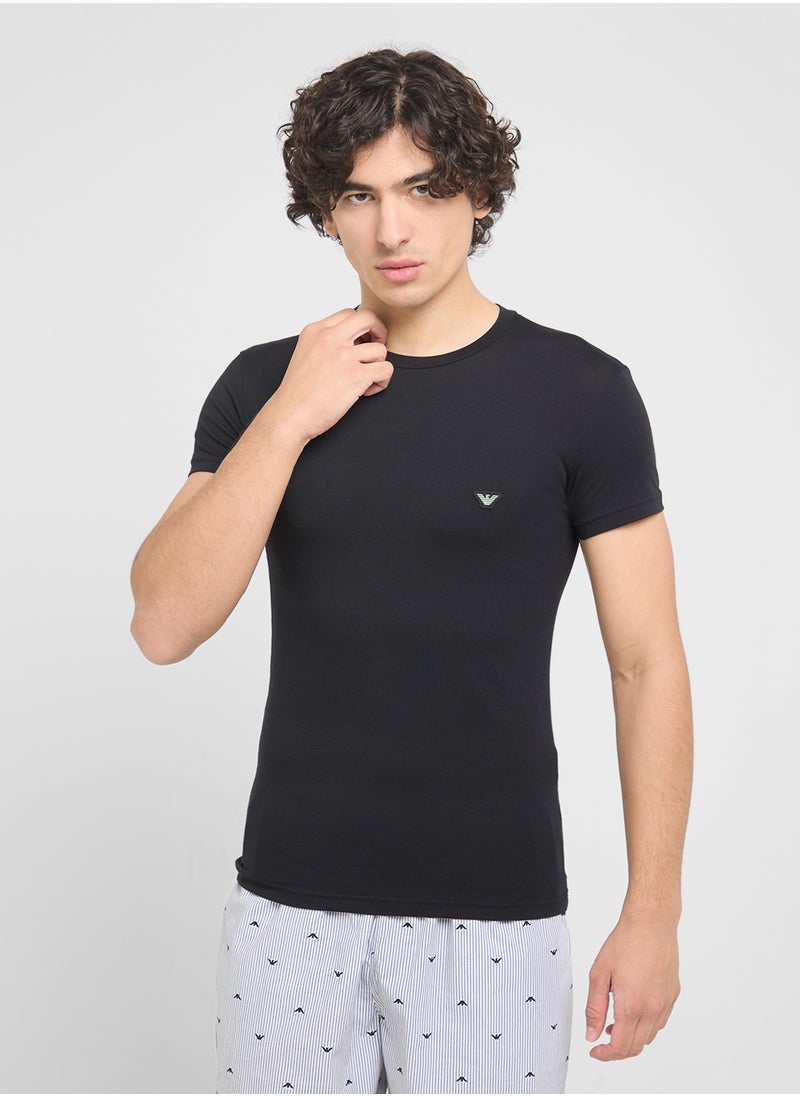 Beachwear Logo Crew Neck T-Shirt