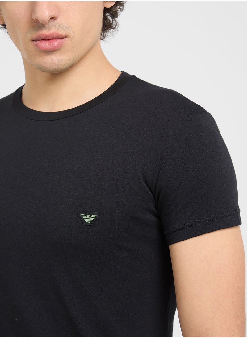 Beachwear Logo Crew Neck T-Shirt