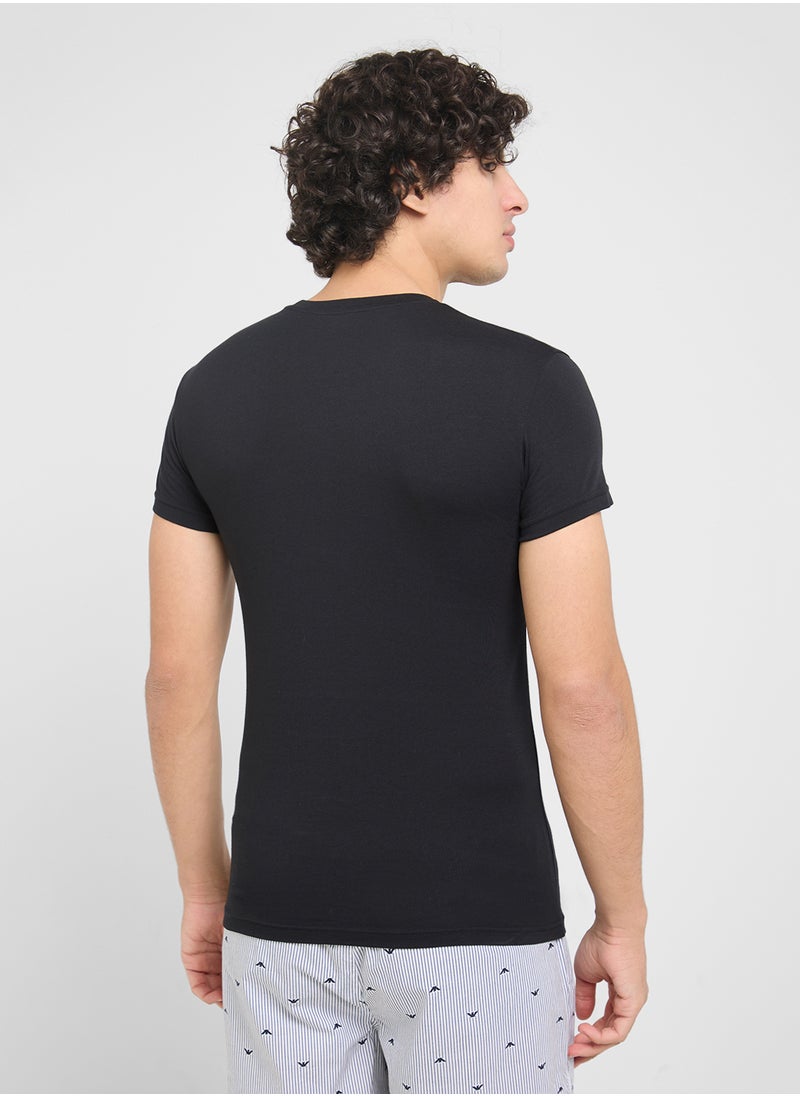 Beachwear Logo Crew Neck T-Shirt