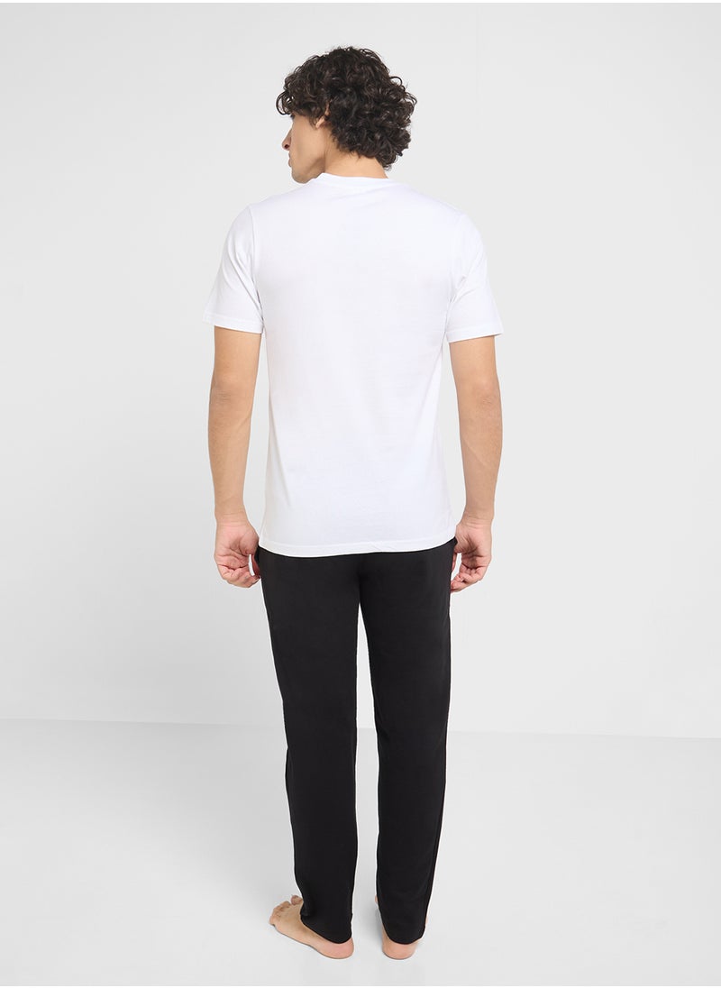 Nightwear T-Shirt & Pants Set