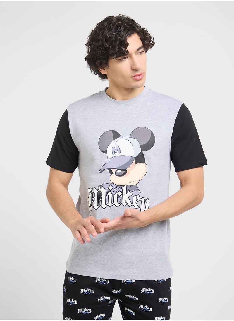 Nightwear T-Shirt & Pants Set