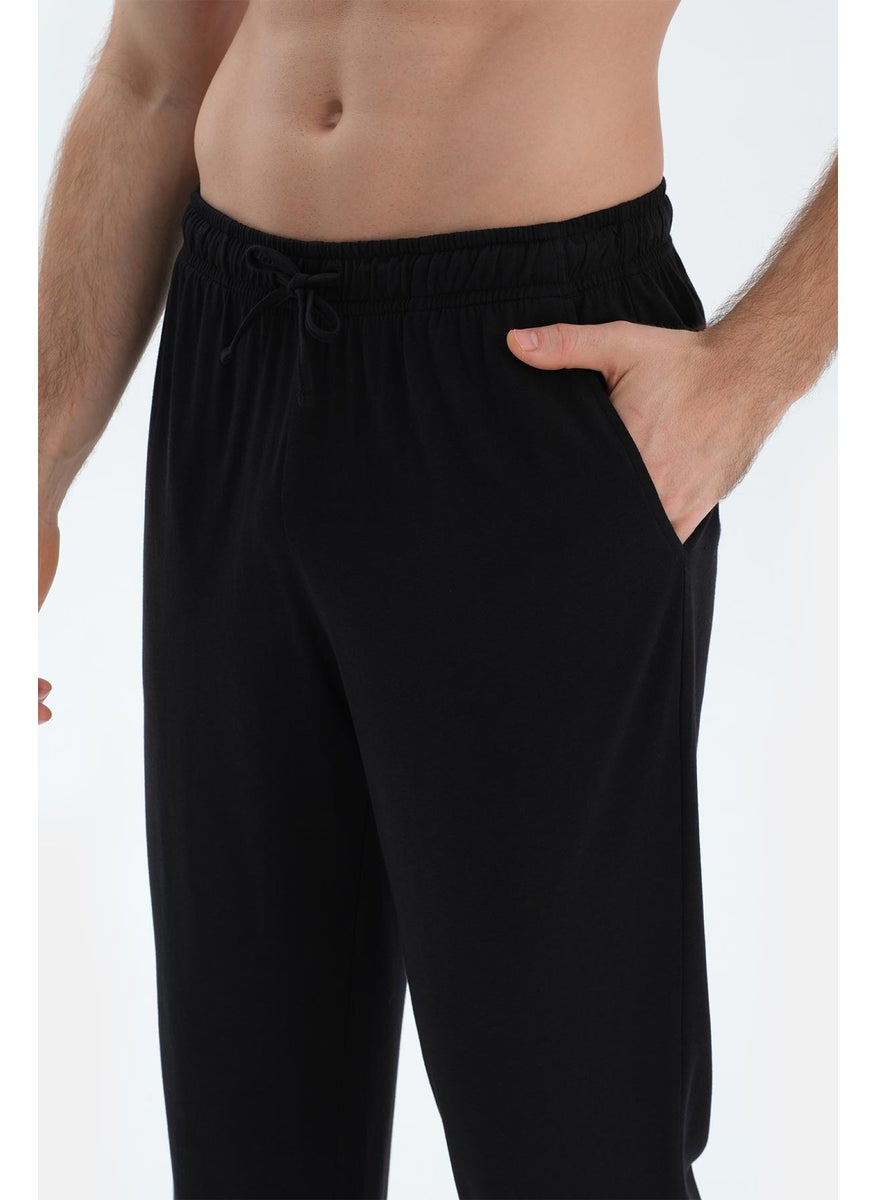 T-shirt & Trousers Pajama Set Crew Neck Cotton Blend Mid Rise Regular/Classic Fit Sleepwear