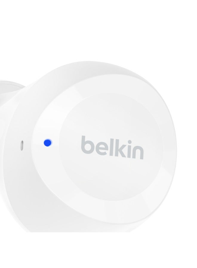 SoundForm Bolt True Wireless Earphones With Dual Mic And Stereo HiFi Sound White