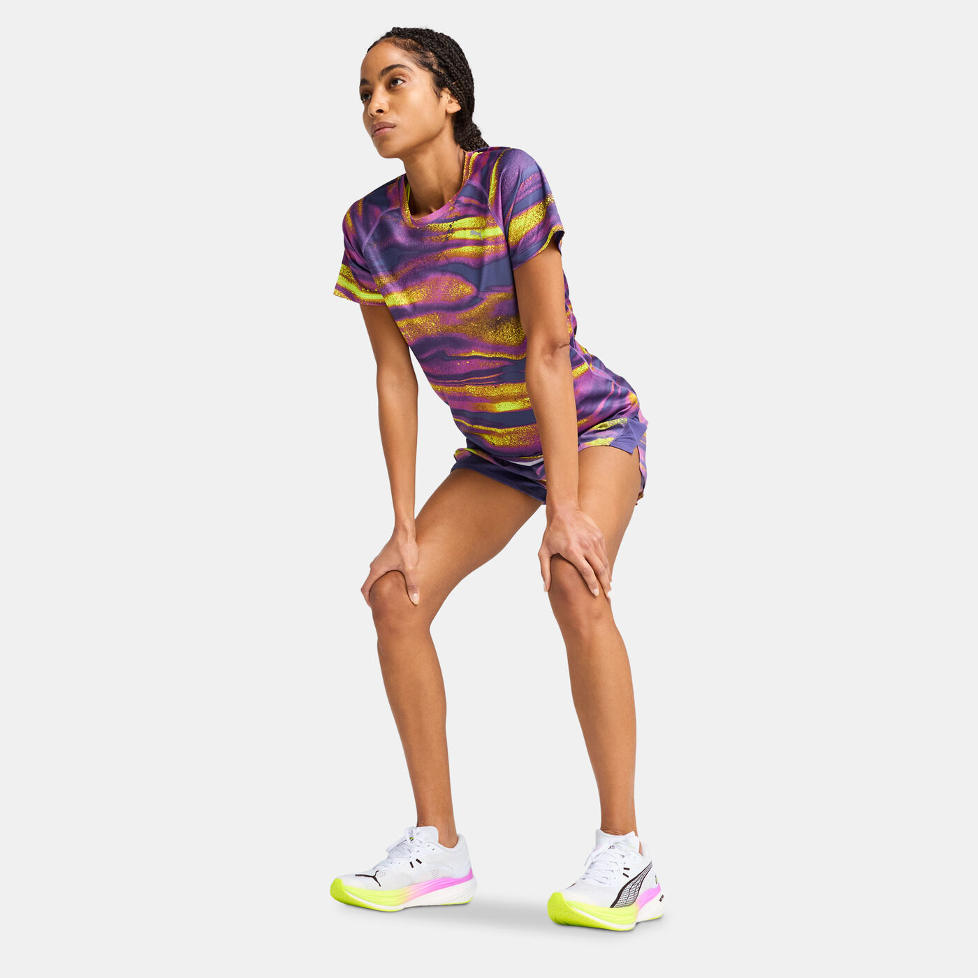 Women's VELOCITY Allover Print Running T-Shirt