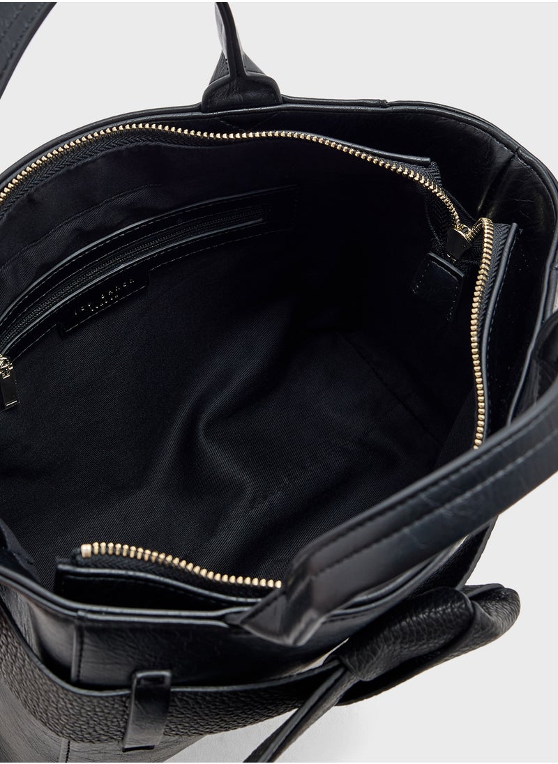 Jimsa Knot Bow Crossbody Bag