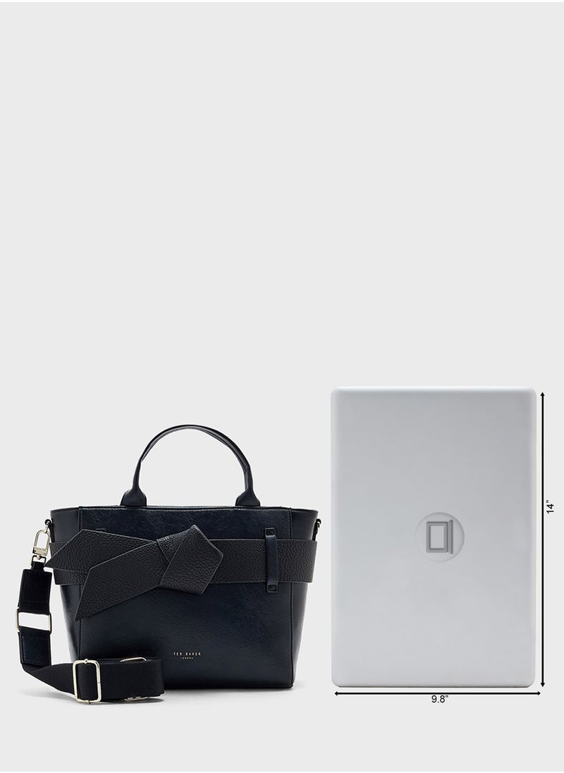 Jimsa Knot Bow Crossbody Bag