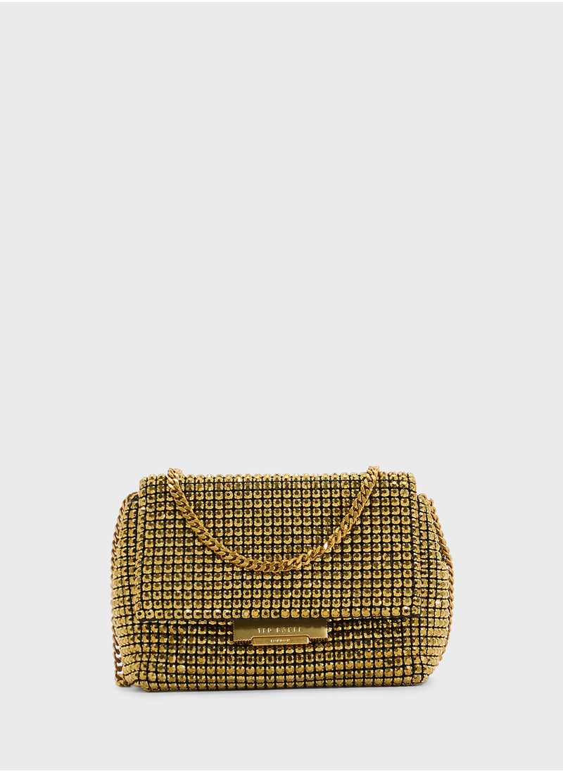 Gliters Crystal Mini Cross Body Bag