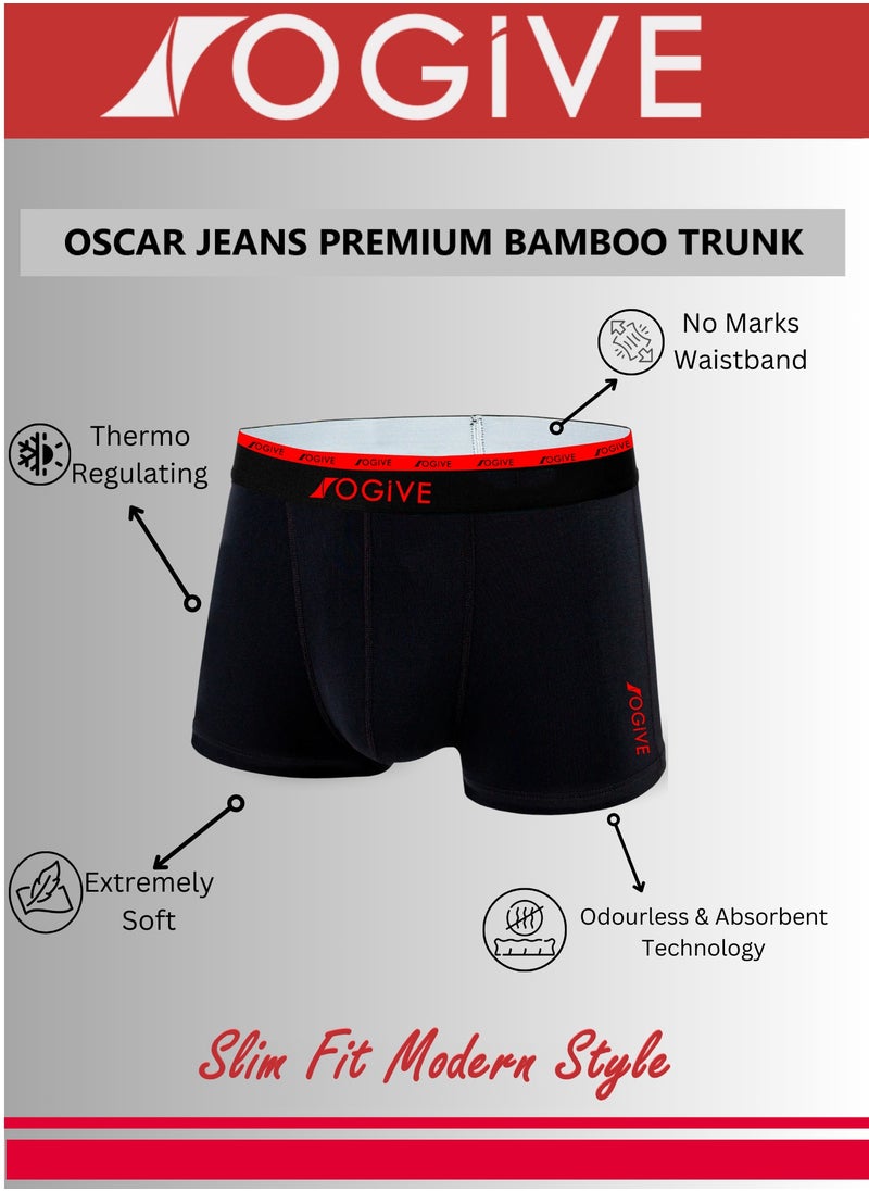 Premium Mens Underwear Boxer Trunks Ultrasoft Stretch 6 Pack