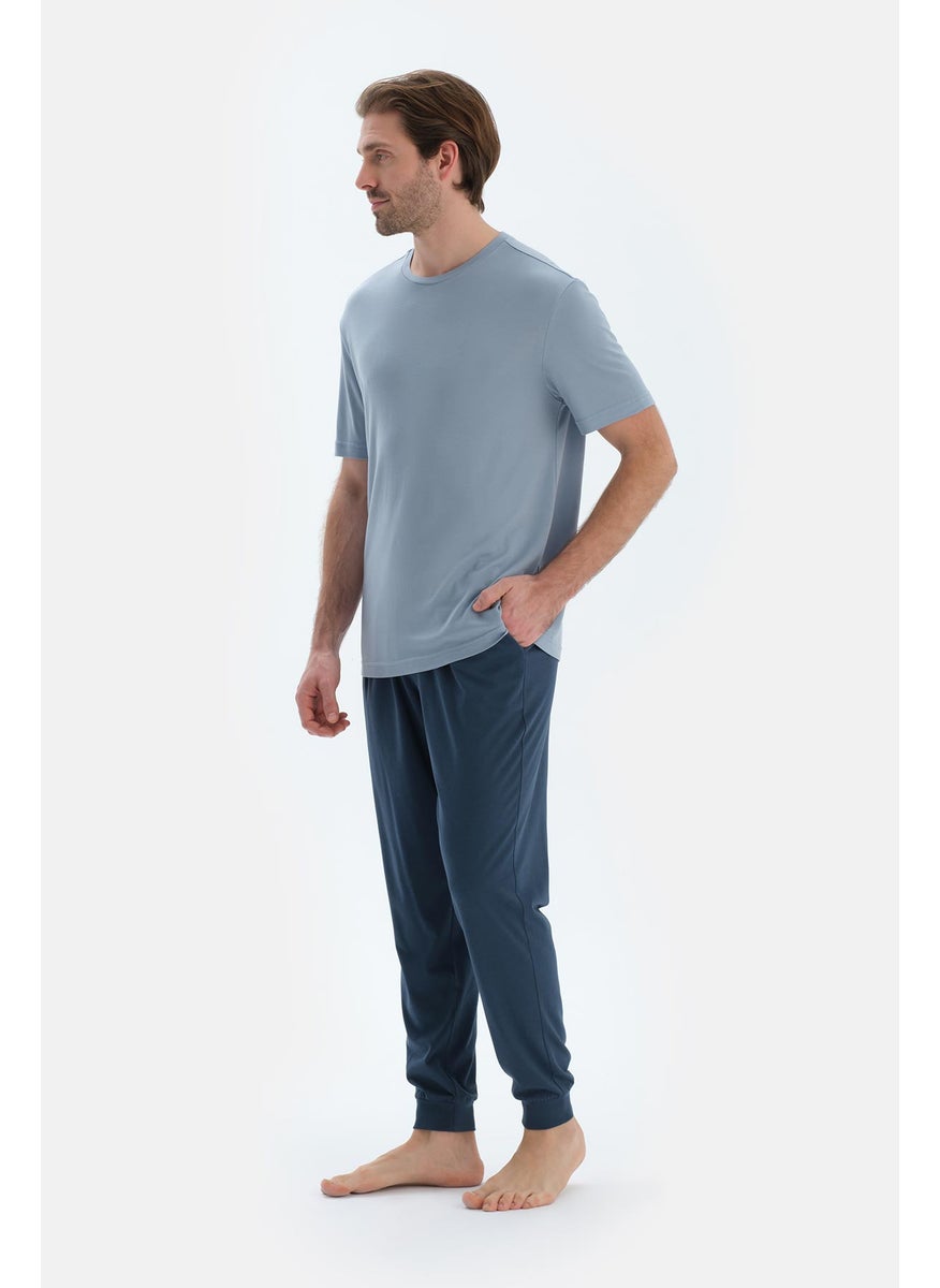 Trousers Cotton Blend Mid Rise Regular/Classic Fit Sleepwear