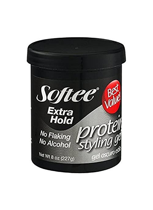 Softee extra hold protein styling gel 8 oz