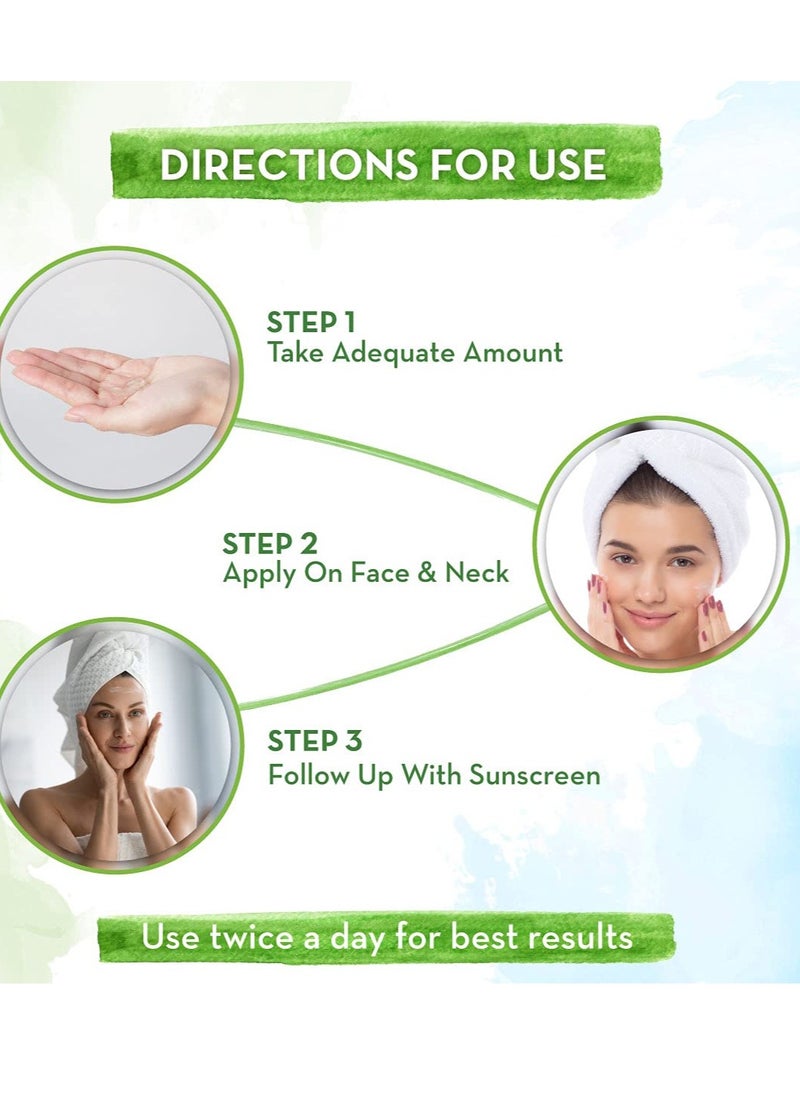 MAMAEARTH Vitamin C Oil-Free Face Moisturizer | Skin Illumination with Gotu Kola | Reduces Dryness & Restores Radiance | Non-Sticky Moisturization | 2.71 Fl Oz (80ml)