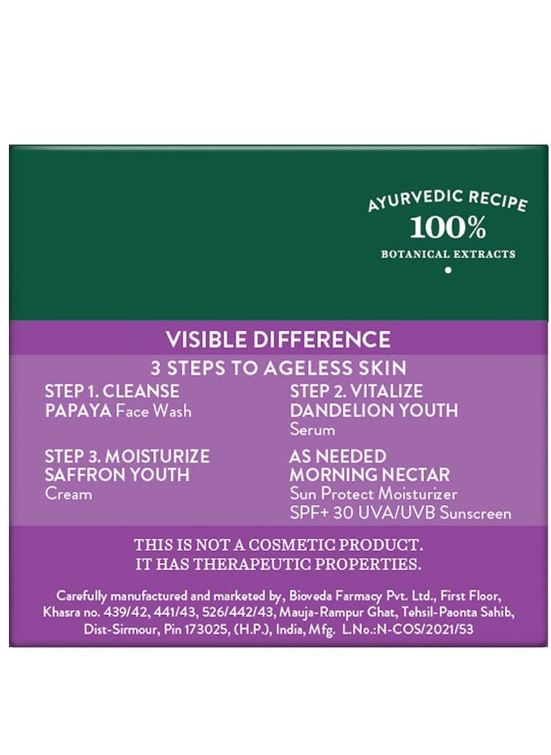 Biotique Saffron Dew 50g -- Ageless face & body cream
