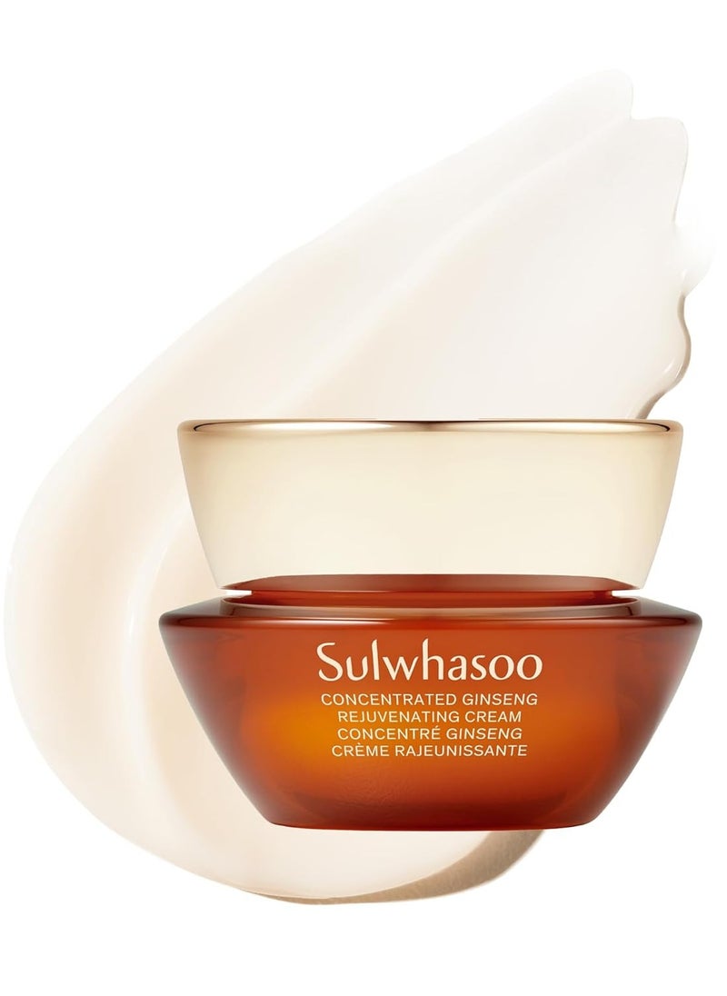 Sulwhasoo Concentrated Ginseng Rejuvenating Cream - Korean Ginseng & Peptide Anti-Aging Moisturizer with Vitamin C Derivative & Squalane for Wrinkles & Deep Hydration (Packaging May Vary)