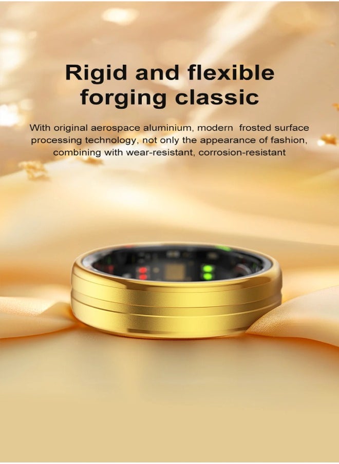 COLMI R06 Smart Ring with Charging Case for Men Women, Heart Rate and Oxygen Monitor IP68 & 5ATM Waterproof, Sport