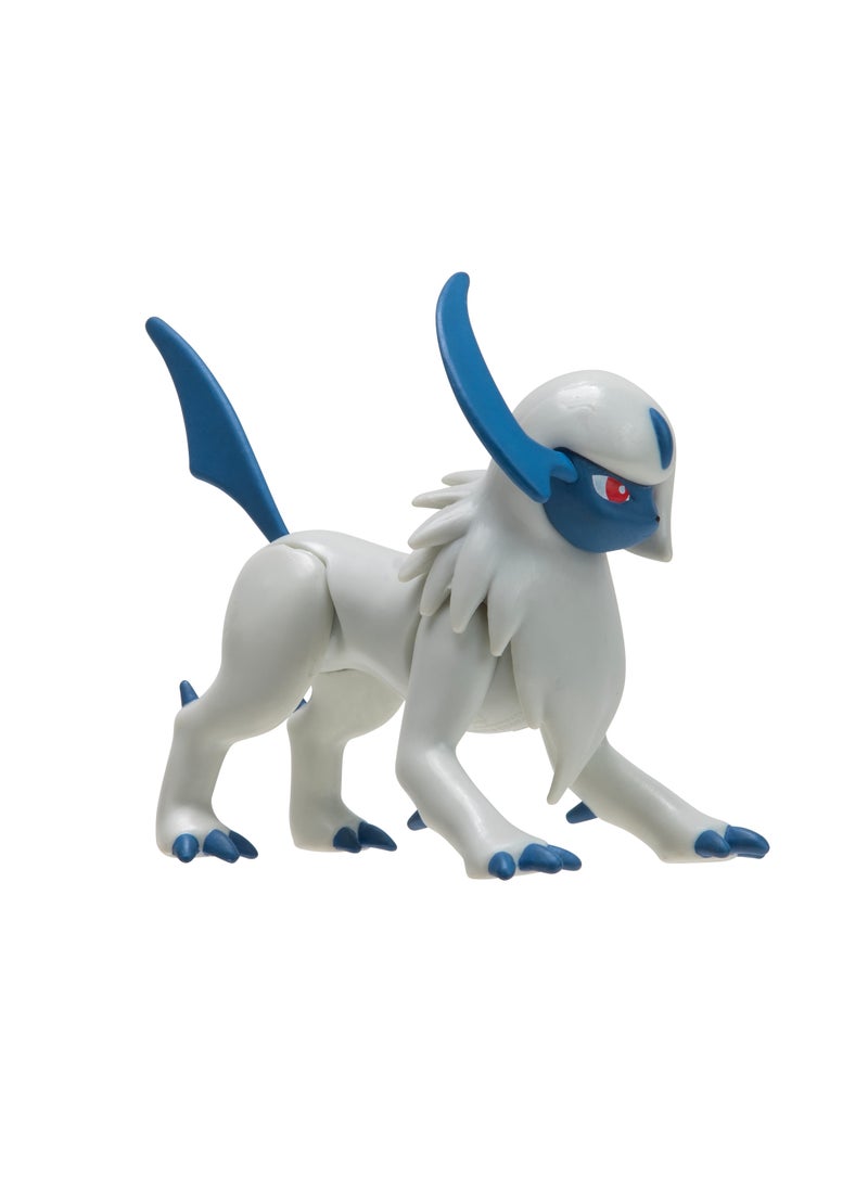 Pokemon Battle Figure 3-in-1 Multi Pack | Character Figure | Collectible Figure | Battle Figure | Pikachu , Absol and Cinderace! | Perfect Gift for Kids and Collectors